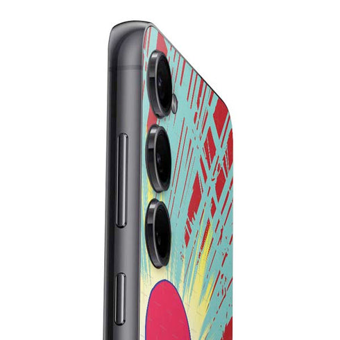 DC Comics The Flash Classic Art Smile Blast Galaxy S25 Skin